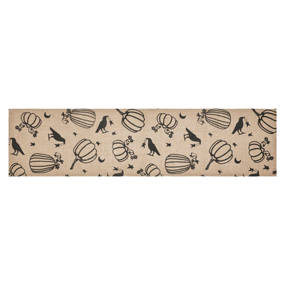 Raven Harvest Burlap Jute 48" Table Runner