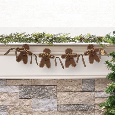 Gingerbread and Ribbons 36" Garland