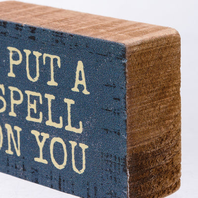 🎄💙 I Put A Spell On You Mini 3" Block Sign