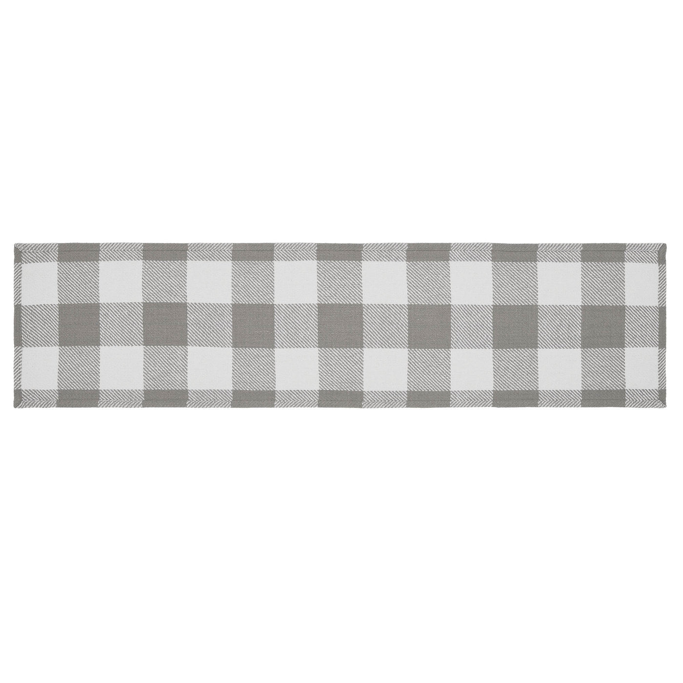 Annie Buffalo Check Grey 48" Table Runner