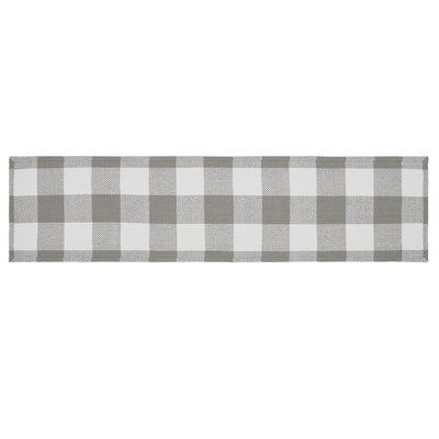 Annie Buffalo Check Grey 48" Table Runner