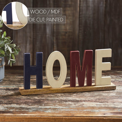 Americana HOME Wooden Block Letters