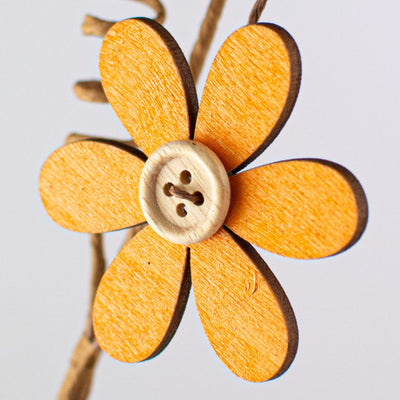 💙 Daisy Wooden Cutouts 28" Floral Spray