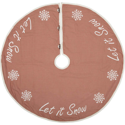 Let It Snow 48" Christmas Tree Skirt