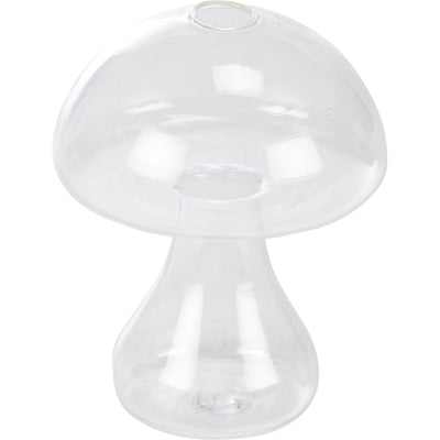💙 Mushroom Shaped 4.25" Glass Vase