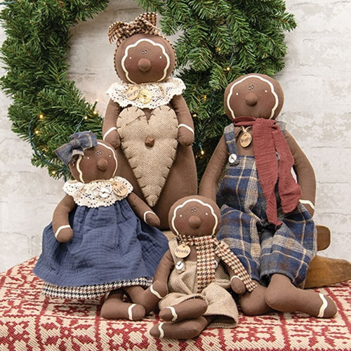 Sprinkle the Gingerbread Man Cloth Doll – Blueberry Lane Shop
