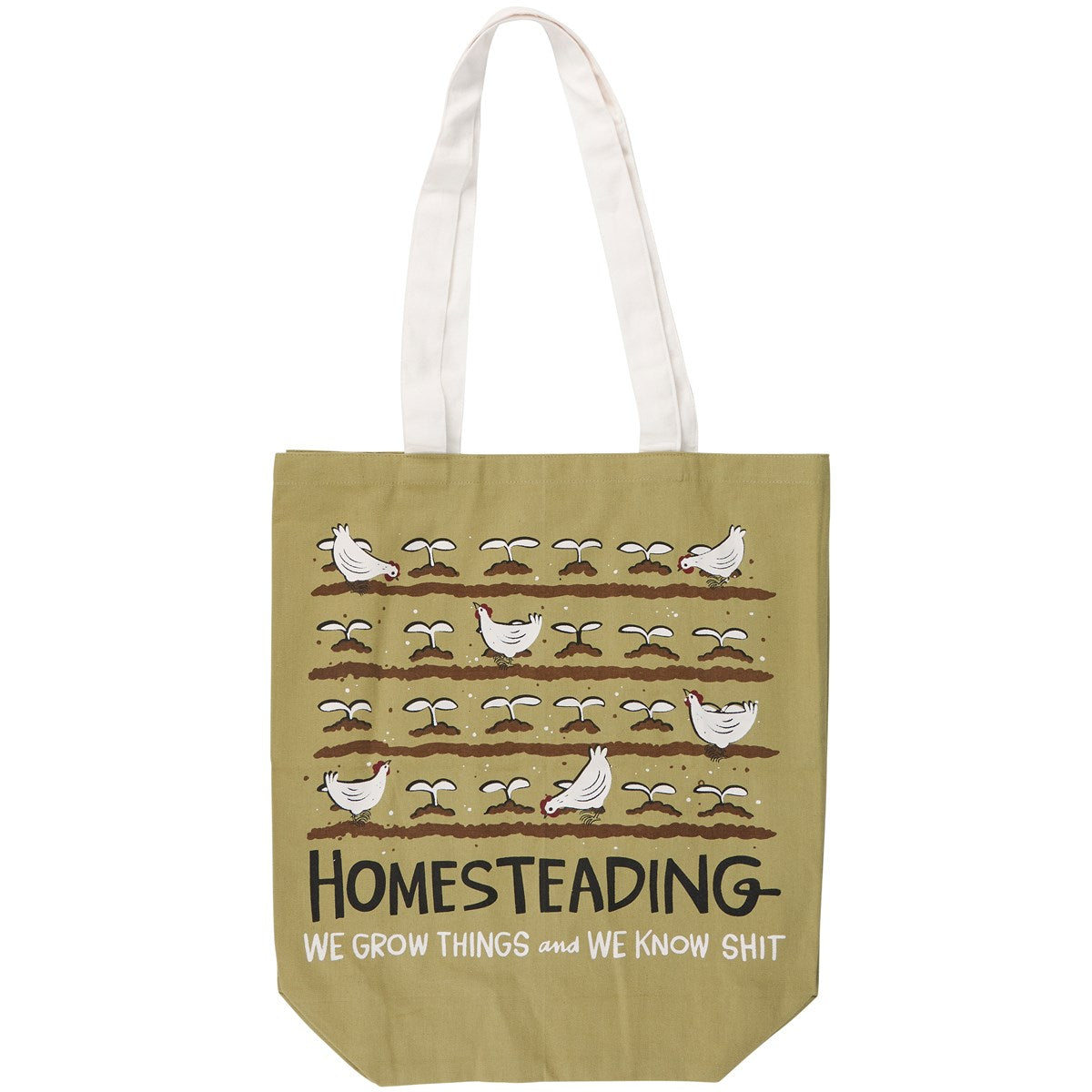 HAPPY BIRTHDAY🎂 💙 Homesteading We Grow Things and Know Sh*$ Tote Bag