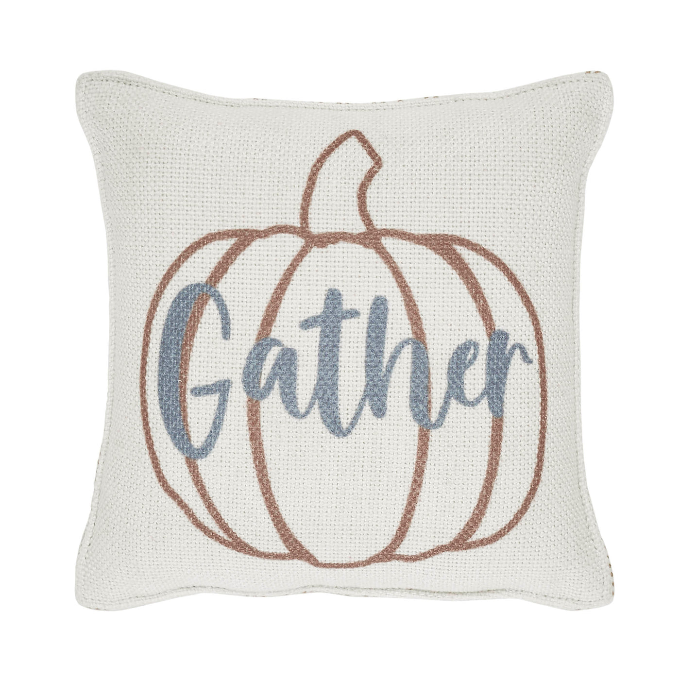 Bountifall Pumpkin Gather Small 6" Decorative Pillow