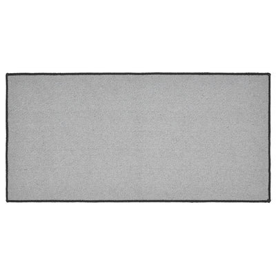 Black Check Indoor/Outdoor 36" Rectangle Rug