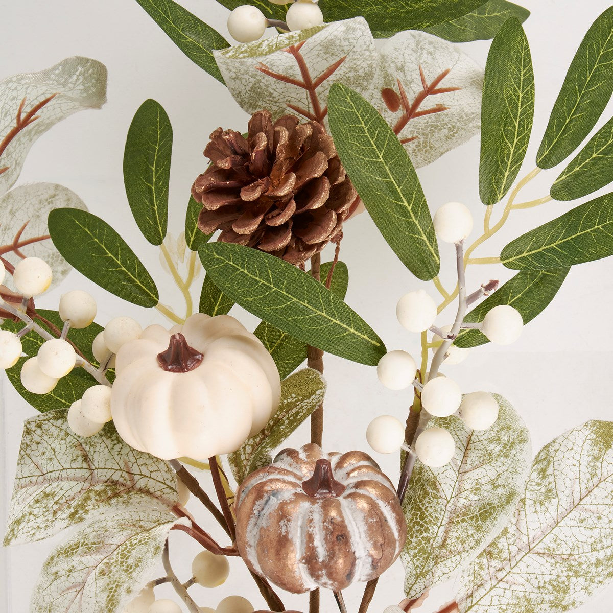 Harvest Branch Pumpkins 26" Faux Foliage Pick