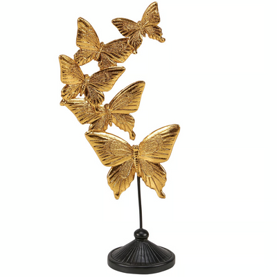 Golden Butterflies Tabletop Figurine