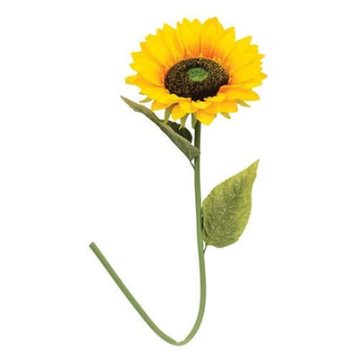 💙 Large Yellow Sunflower 32" Faux Floral Stem