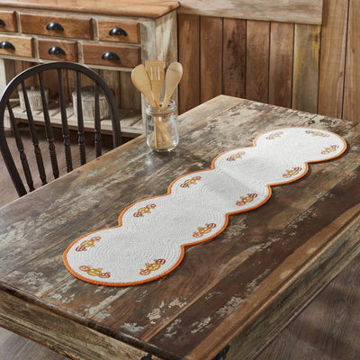 Country Halloween Stencil 48" Table Runner