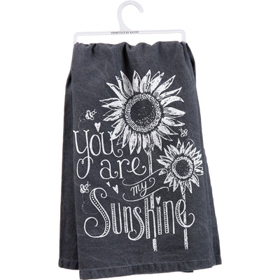 You Are My Sunshine Chalk Style Kitchen Towel