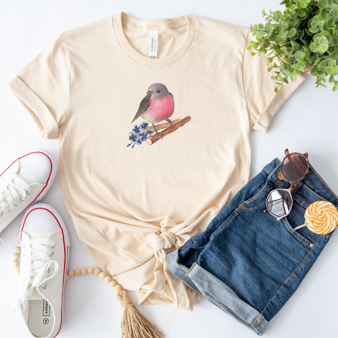 Graceful Bird Cozy T-Shirt