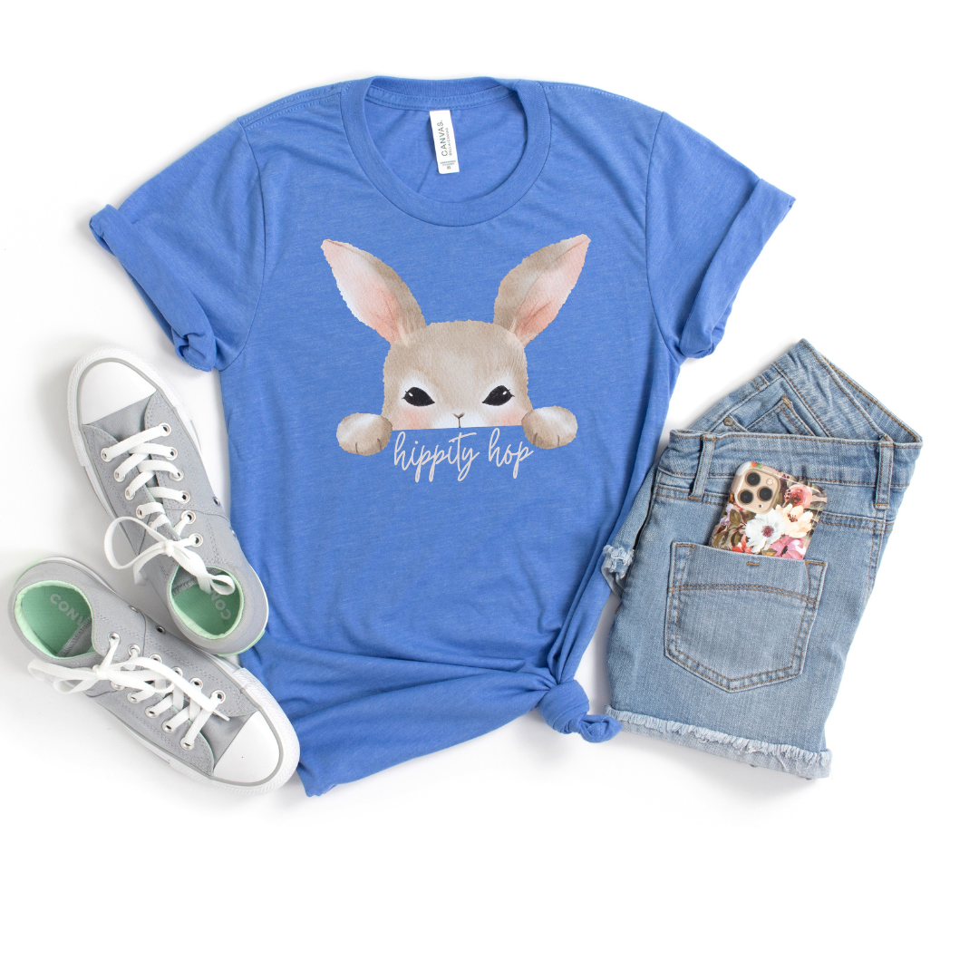 Hippity Hop Bunny Easter Cozy T-Shirt