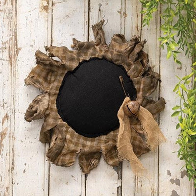 💙 Primitive Plaid Black Eyed Daisy Hanger