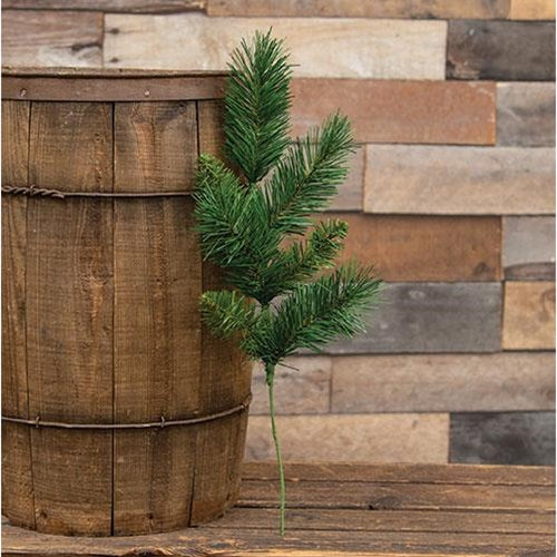 Sugar Pine 19" Faux Evergreen Spray Blueberry Lane Shop