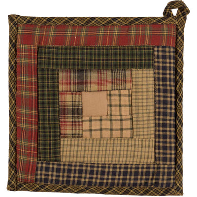 Tea Cabin Patchwork 8" Pot Holder