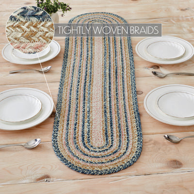 Kaila Jute 48" Oval Table Runner