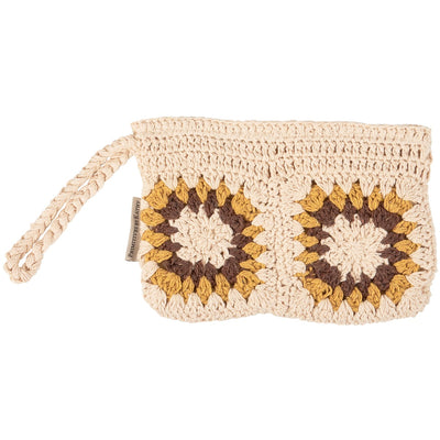 Crochet Sunflower Wristlet