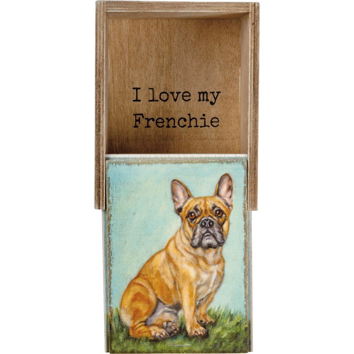 Surprise Me Sale 🤭 Frenchie Dog Wooden Memory Box French Bulldog