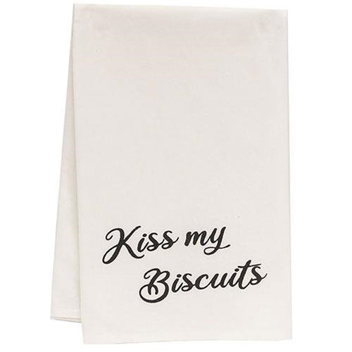 Kiss My Biscuits Dish Towel