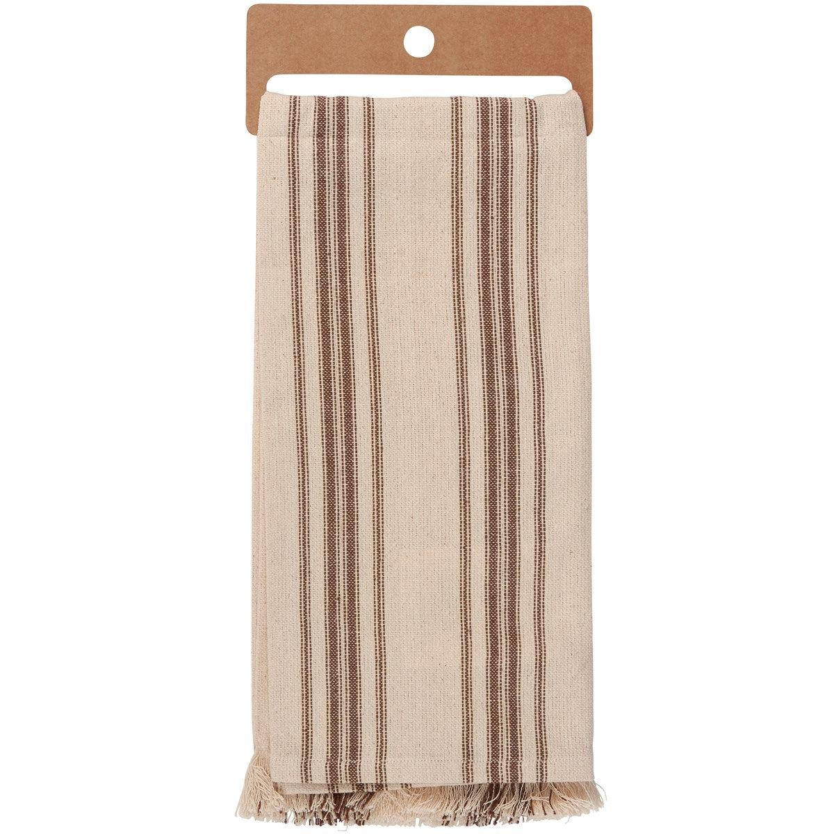 Gingerbread House Striped Kitchen Towel
