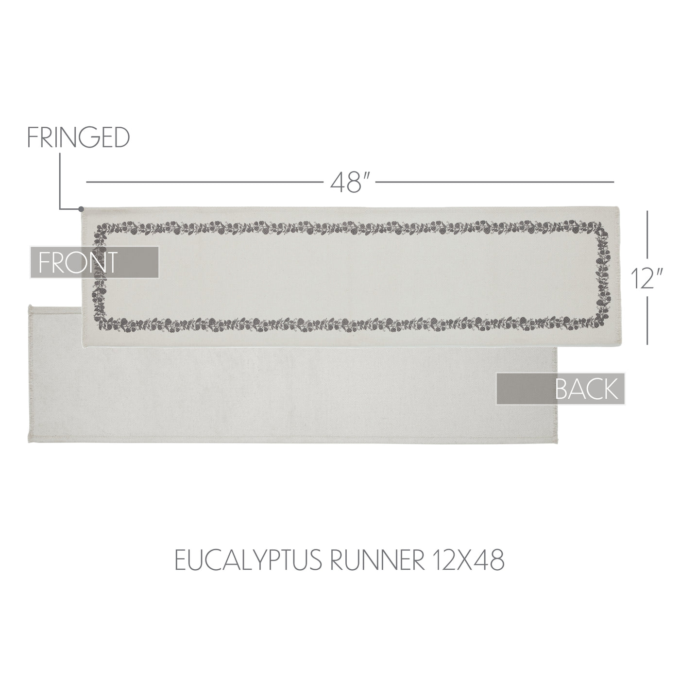 Finders Keepers Eucalyptus 48" Table Runner