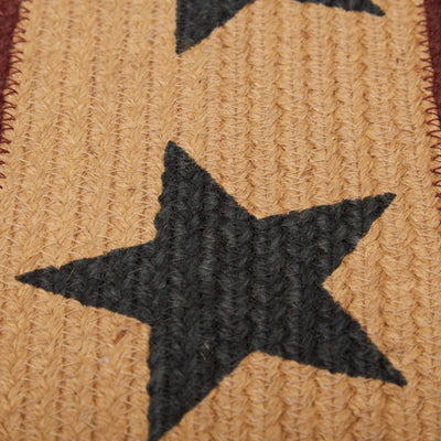 Potomac Jute Stencil Stars 8.5" Oval Star Tread