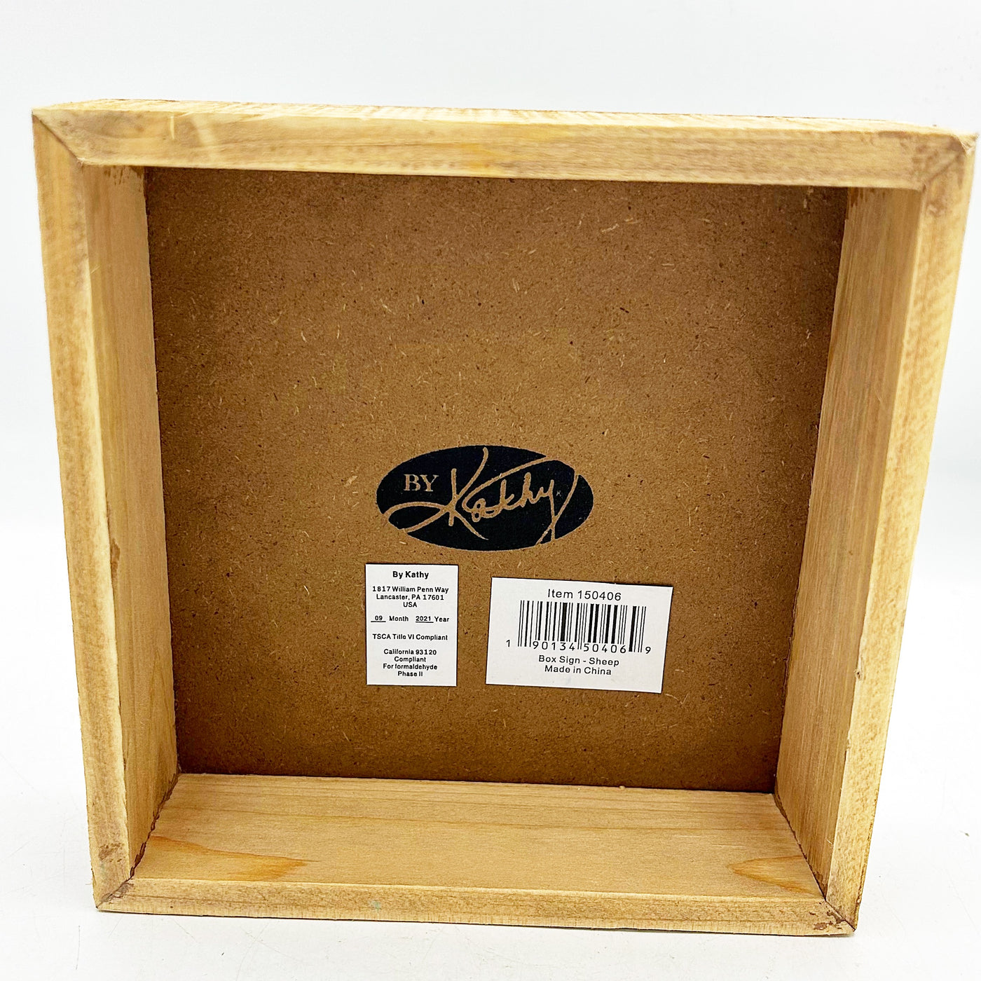 💙 Farm Sheep 6" Wooden Box Sign