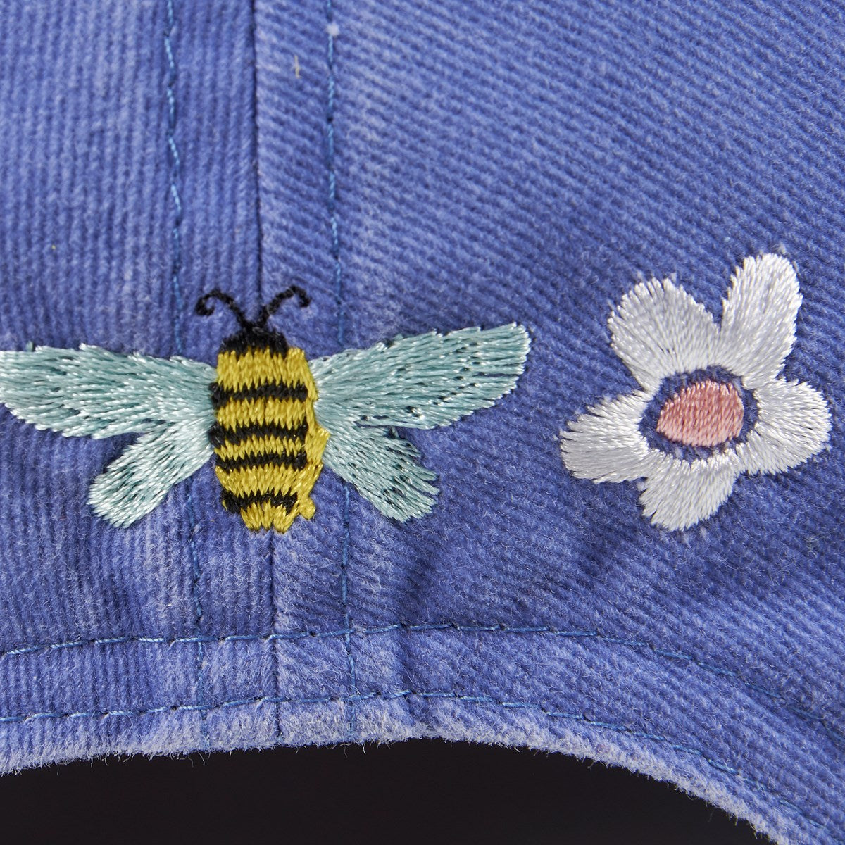 💙 Choose Joy Floral and Bees Embroidered Baseball Cap