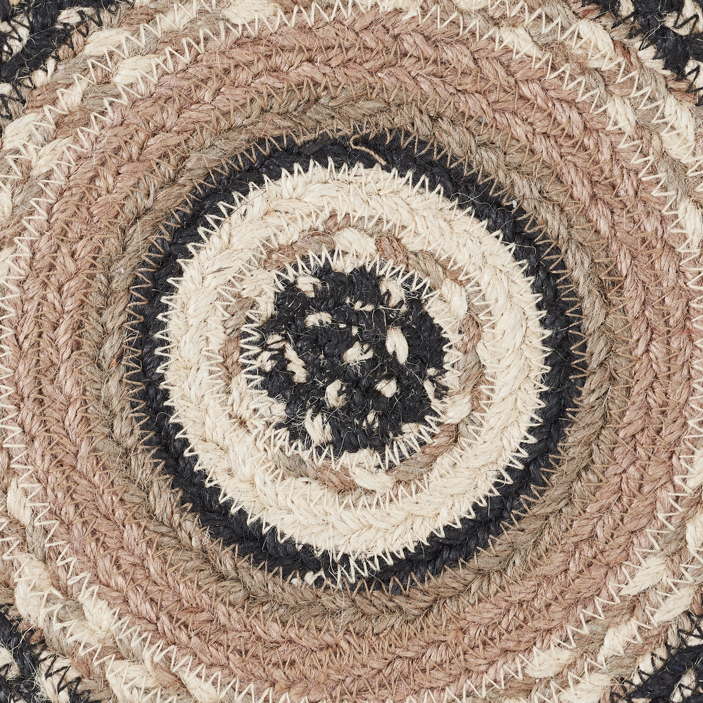 Sawyer Mill Charcoal Creme 15" Jute Trivet