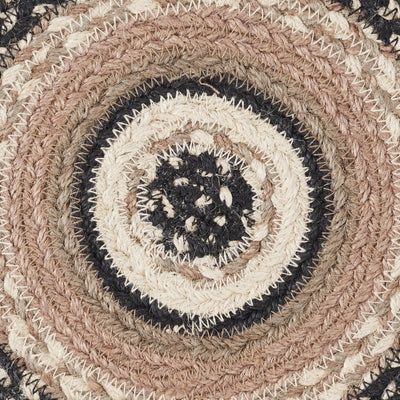 Sawyer Mill Charcoal Creme 15" Jute Trivet