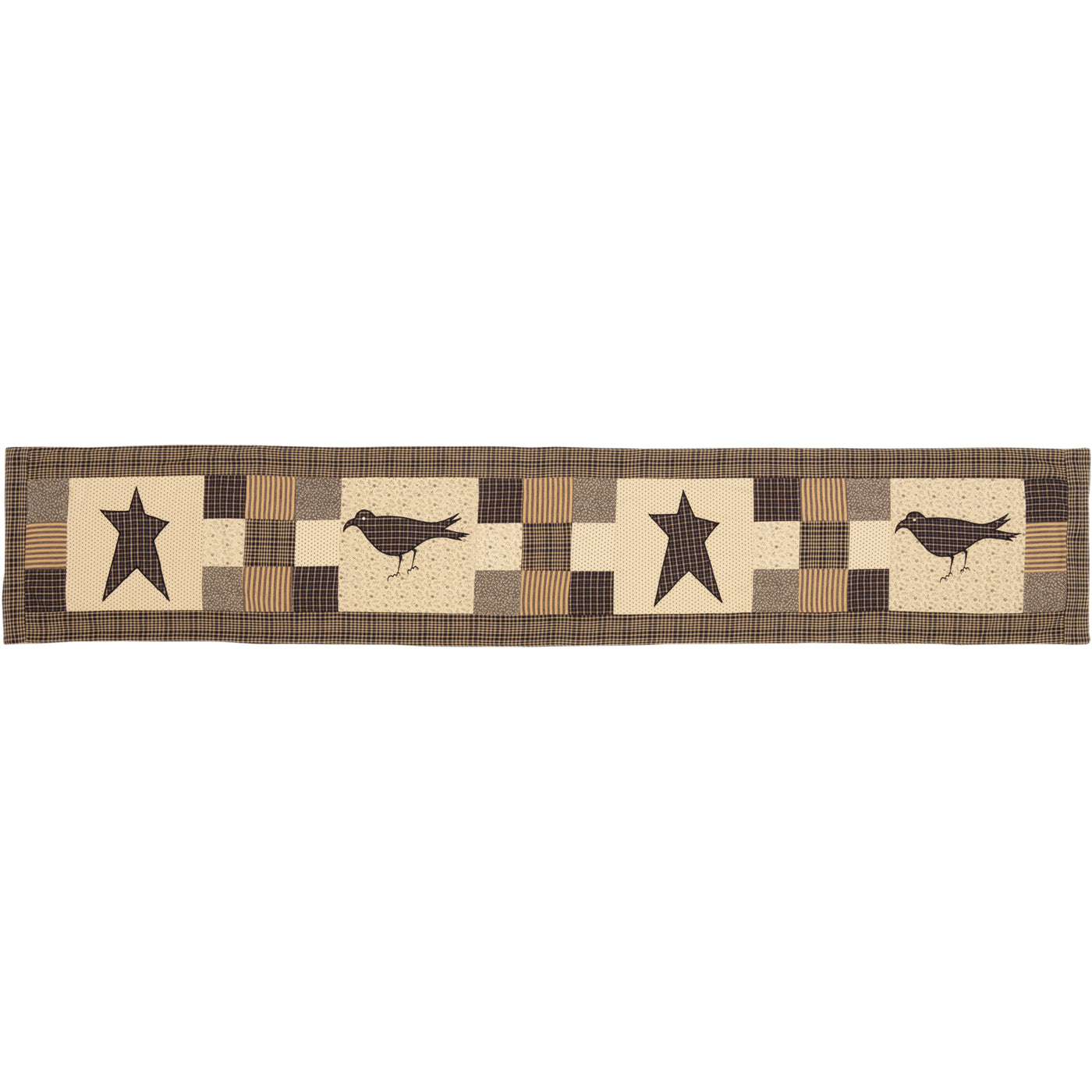 Kettle Grove Crow and Star 72" Table Runner