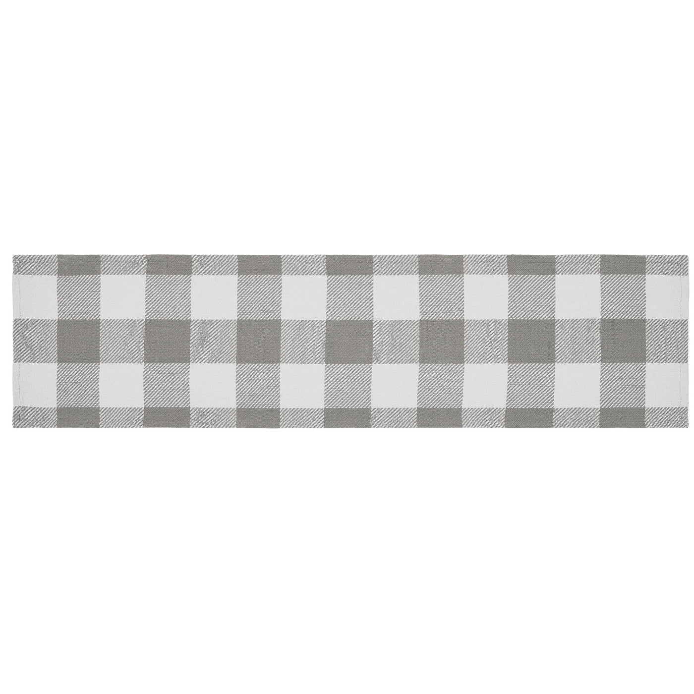 Annie Buffalo Check Grey 48" Table Runner