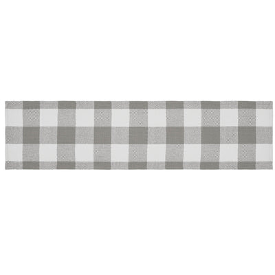 Annie Buffalo Check Grey 48" Table Runner