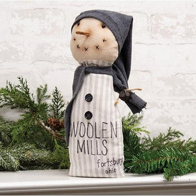 Woolen Mills Snowman 12" Doll