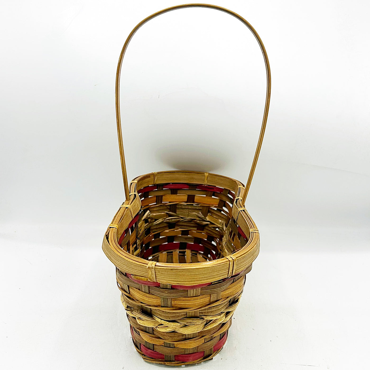 ⚡LABOR DAY WEEKEND Double Section Wicker Basket with Handle