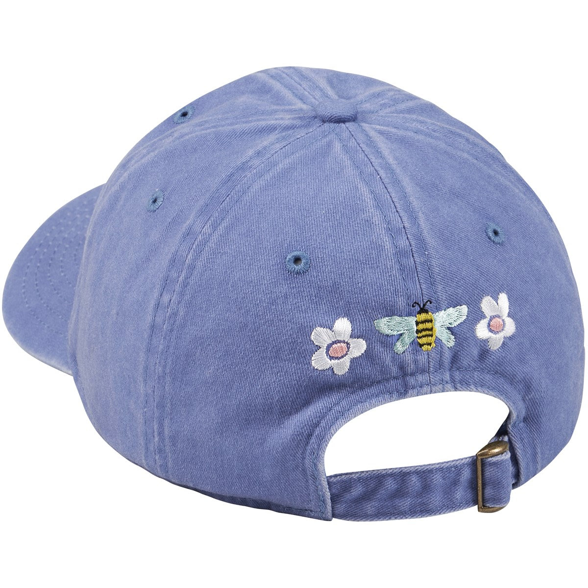 Choose Joy Floral and Bees Embroidered Baseball Cap