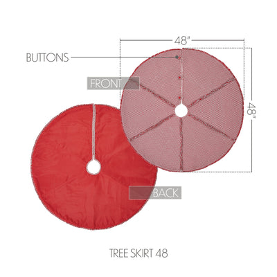 Tannen Christmas Tree Skirt 48" Diameter