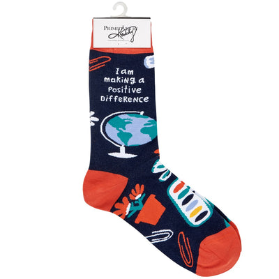 Making A Difference Teach Fun Novelty Socks