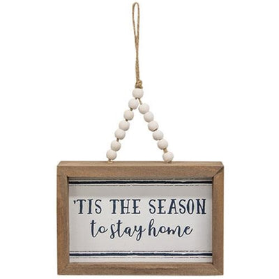 Set of 3 Snarky Christmas Beaded Hanger Signs