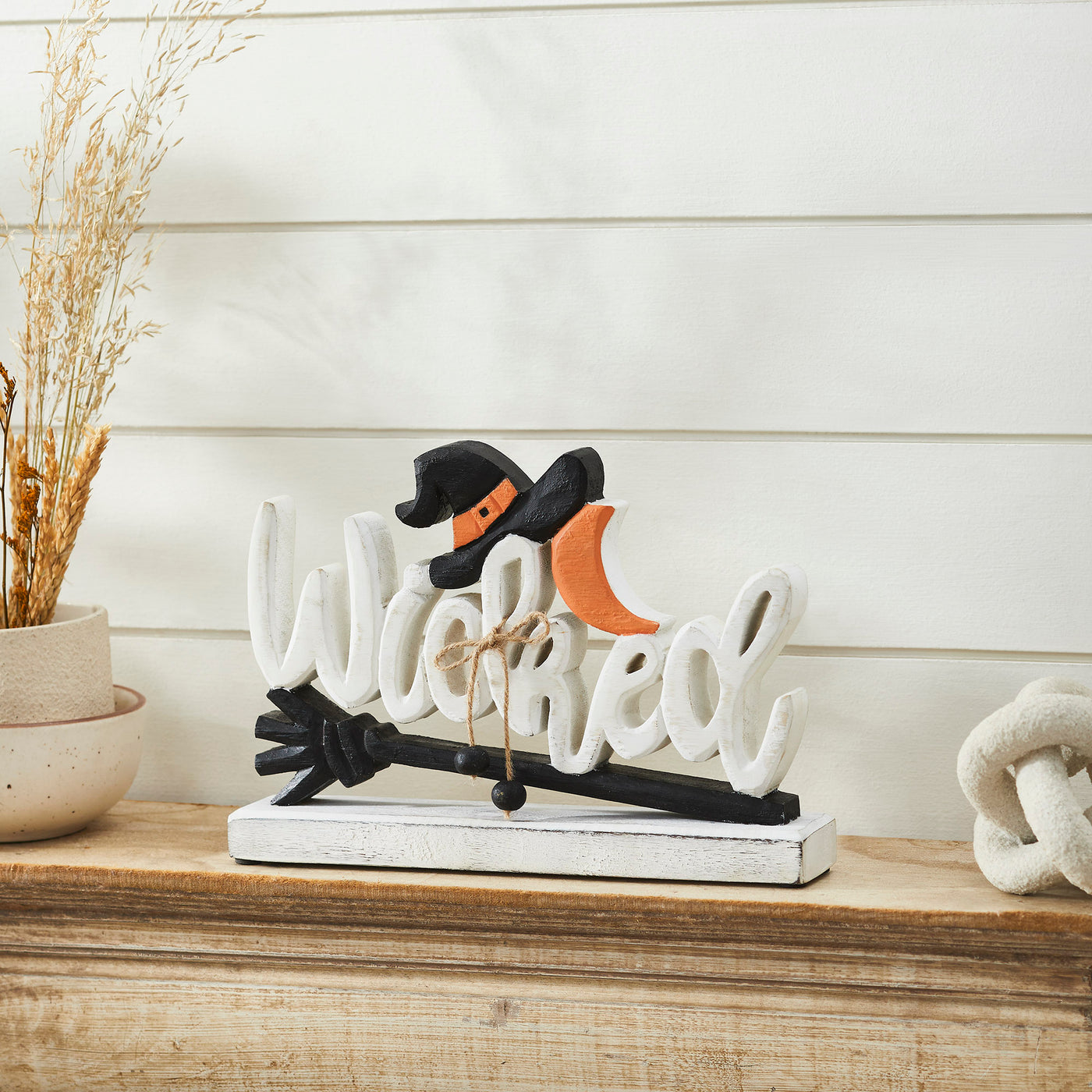 Wicked Witch Wooden Tabletop Decor Sign