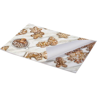 💙 Gingerbread Paper Placemat Pad of 24