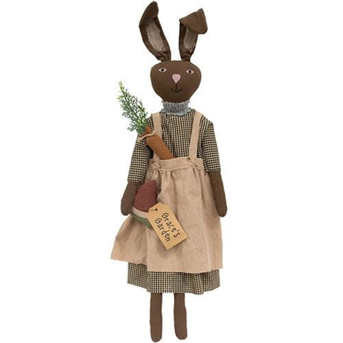 Grace's Garden Primitive Dressed Bunny Doll