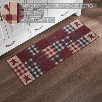 Day 14 🫐 15 Red White + Blueberry Days Connell Indoor/Outdoor Rectangular Rug 17" x 48"