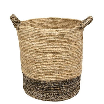 Set of 2 Corn Husk Rustic Baskets