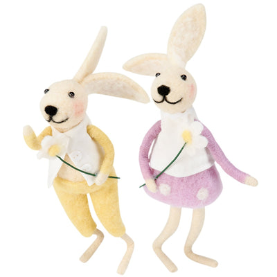 Surprise Me Sale 🤭 Daisy Rabbit Couple Felt Critter Set