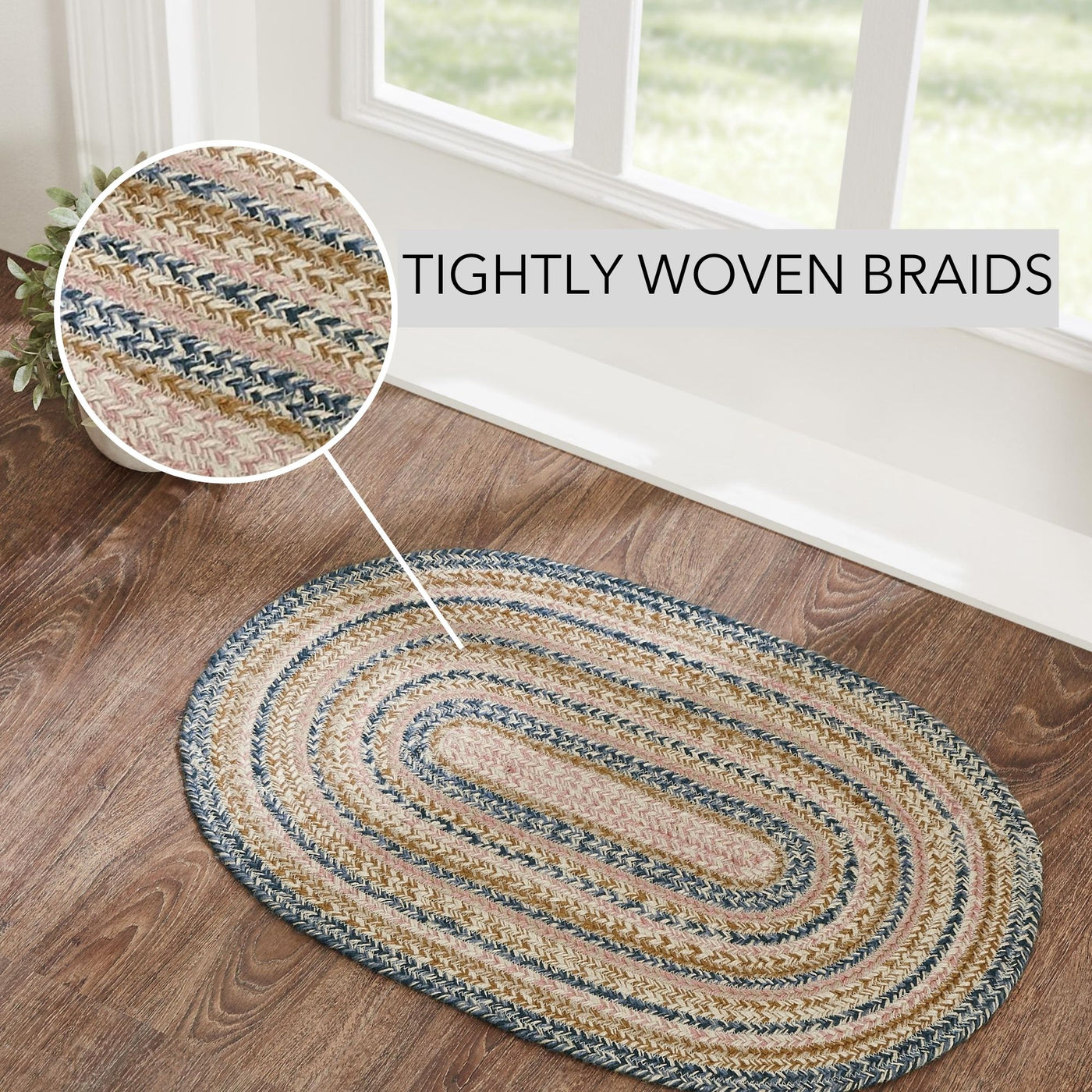 Kaila Jute 30" Oval Rug